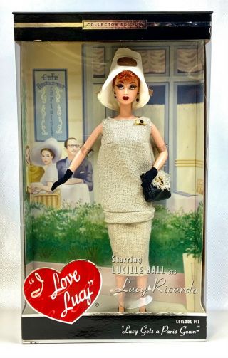 Collectors Edition I Love Lucy Episode 147 “lucy Get A Paris Gown” Mattel 2002