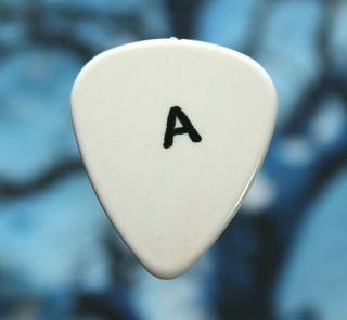Aerosmith // 2001 Just Push Play Concert Tour Guitar Pick // White/black " A "