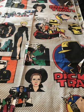 Dick Tracy 1990 Movie Flat/ Fitted Bedsheet Disney Madonna Vintage Twin Size