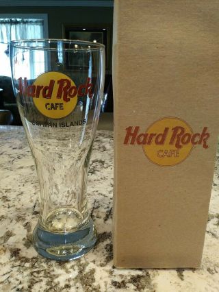 Hard Rock Cafe Cayman Islands Beer Glass