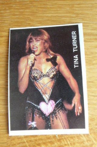Tina Turner Ediciones Eyder Musical Card 76 1984