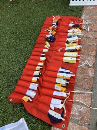 Vintage Naval Signal Flags In Case