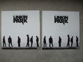 Linkin Park 2 Double Long Promo Album Cover Slicks For Minutes To Midnight 2007