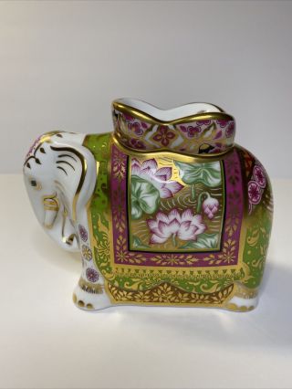 Royal Crown Derby Mother And Baby Elephants Set Of 2 No Box 2
