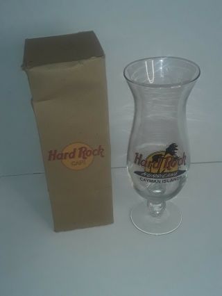 Hard Rock Cafe Cayman Island Hurricane Glass