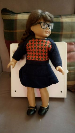 18 " American Girl Doll Pleasant Company Molly In Meet Outfit Retired