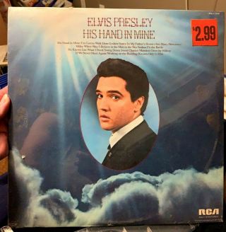 Elvis Presley - His Hand In Mine Lp - Vinyl Record Album - In Plastic