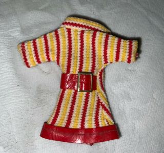 Vintage Topper Dawn Pippa Rock Flower Tris Dizzy Girl Doll Doll Dress By Pride