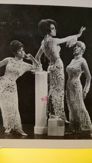 Vtg Postcard Diana Ross & Supremes,  C1967 Michael Ochs Archives M44 6 " X 4.  2 "