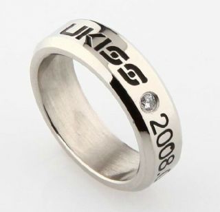 U - Kiss Ukiss Kiss Me Kpop Stainless Steel Ring