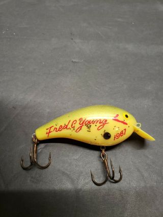 Fred Young Signature Series 1967 Big - O,  Cotton Cordell Plug Lure Bait