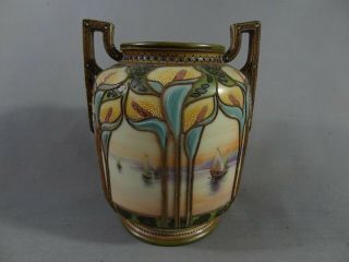 Nippon (old Noritake) Moriage Vase.