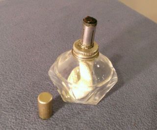 Vintage Antique Hr Glass Jewelers Alcohol Oil Lamp Light Burner