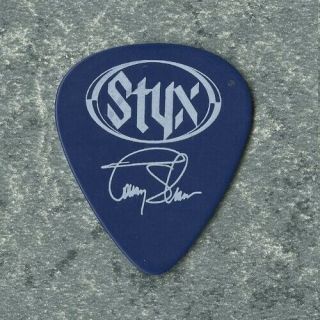 Styx 2002 Styxworld Concert Tour Tommy Shaw Autographed Imprint Guitar Pick