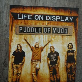 2003 PUDDLE OF MUDD LIFE ON DISPLAY STORE ADVERTISING POSTER 24 
