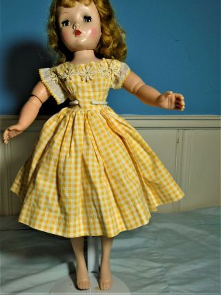 Cheerful Gingham Summer Dress For Vintage Madame Alexander Cissy,  Others