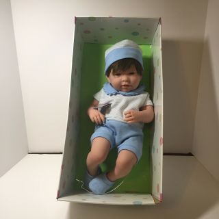 Jc Toys La Newborn Realistic 17 " Soft Vinyl Real Boy Baby Doll