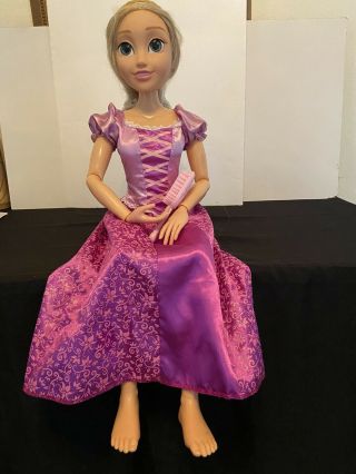 Disney Playdate 32” Tall Rapunzel Princess Poseable Doll No Shoes 2