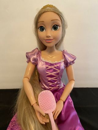 Disney Playdate 32” Tall Rapunzel Princess Poseable Doll No Shoes 3