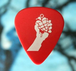 Green Day // American Idiot The Musical Tour Guitar Pick // Red/white