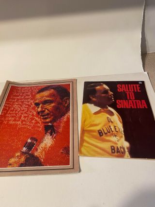 2 X Programme Concert Booklet Frank Sinatra
