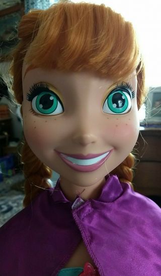 Disney Frozen Anna My Size Doll Large 38” (Over 3 ft) Doll 2014 Jakks Pacific 2