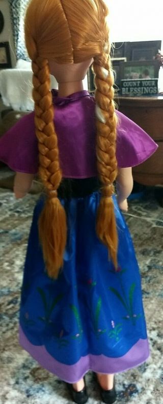 Disney Frozen Anna My Size Doll Large 38” (Over 3 ft) Doll 2014 Jakks Pacific 3