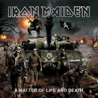 Iron Maiden A Matter Of Life Death Cover Vinyl Bumper Sticker Or Fridge Magnet