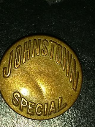 Johnstown Special Overall Button Dating From 1900 On.