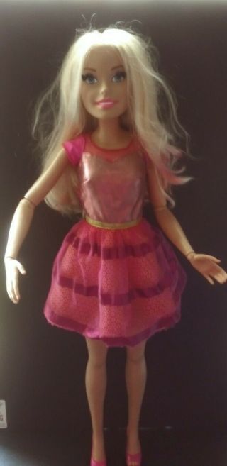 Posable Barbie Blonde 28” Doll Best Fashion Friend 2013 Mattel