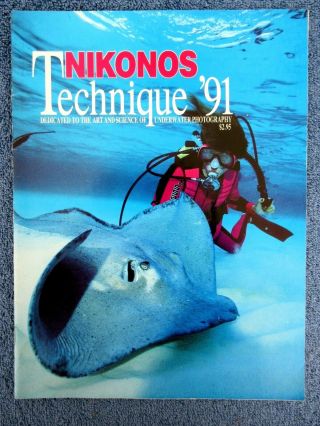 Vintage1991 Scuba Booklet Nikonos Technique Underwater Photography Nikon