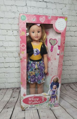 Uneeda Wispy Walker Doll 27 " With Clothes