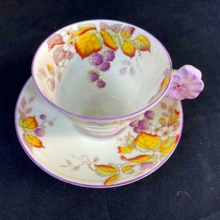 1920s Star Paragon England PANSY FLOWER HANDLE 