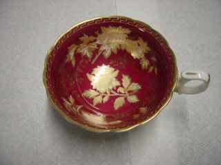 Wedgwood Tonquin Ruby Cup and Saucer 3