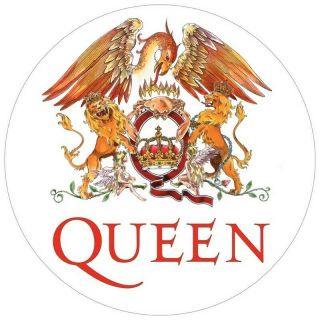 - Queen Freddie Mercury Crest Logo Quality Vinyl Sticker 100mm 4 " B2g 1