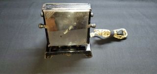 Antique Electric Toaster Cloth Cord Nelson Machine 2 Slice
