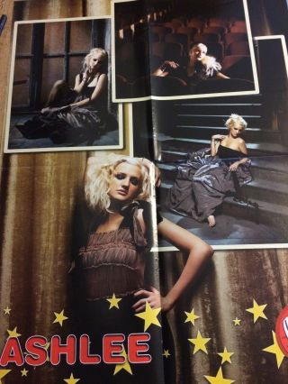 Ashlee Simpson,  The Click Five,  Double Four Page Foldout Poster