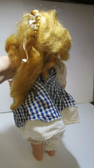 Vintage eegee Walker doll cries when turned over hair is a mess 16 