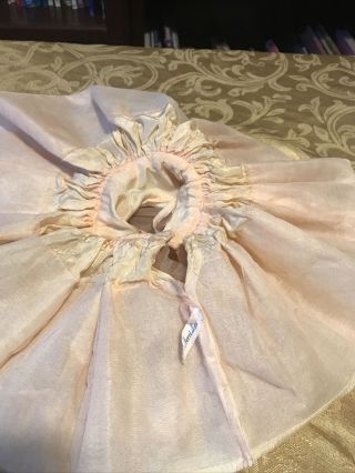 Vintage Terri Lee Pink Ballerina Dress Embroidery Tag 3