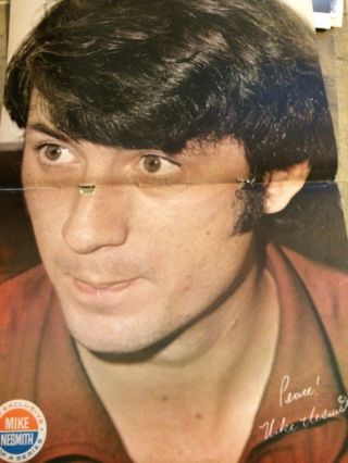 Mike Nesmith,  The Monkees,  Two Page Vintage Centerfold Poster