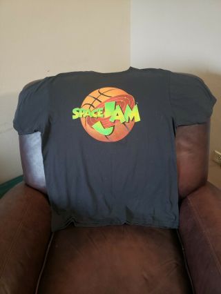 Vintage 90s Space Jam T Shirt Xl Looney Tunes - Basketball