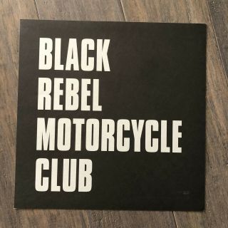 BRMC Promo Poster Flat - Black Rebel Motorcycle Club - Promotional 12x12 2