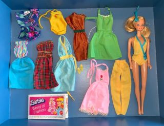 1980 My First Barbie Doll With Extra Outfits,  Pamphlet,  Shoes
