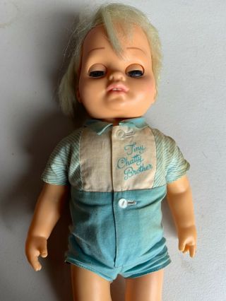 Vintage Mattel Doll - Tiny Chatty Baby Brother 14 "