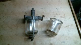 Ford Model A Carburetor Sediment Glass Bulb (s),  Housing Antique Vintage Old Gas