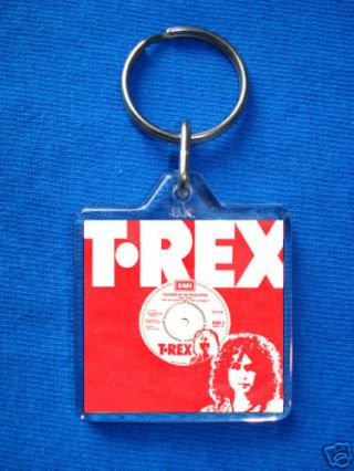 T.  Rex - Single Bag (cotr) Keyring Marc Bolan Slider Electric Warrior Tanx Bowie