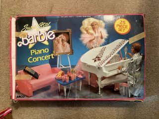 Superstar Barbie Piano Concert 25 Pc Set