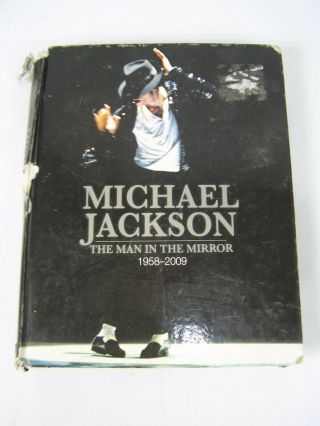 Michael Jackson The Man In The Mirror 1958 To 2009 Picture Book " Torn Cover "
