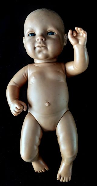 Vintage Furga Brown Baby Doll Rare 1988 Italy