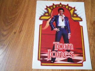 Tom Jones Promo Brochure 1980 Sc